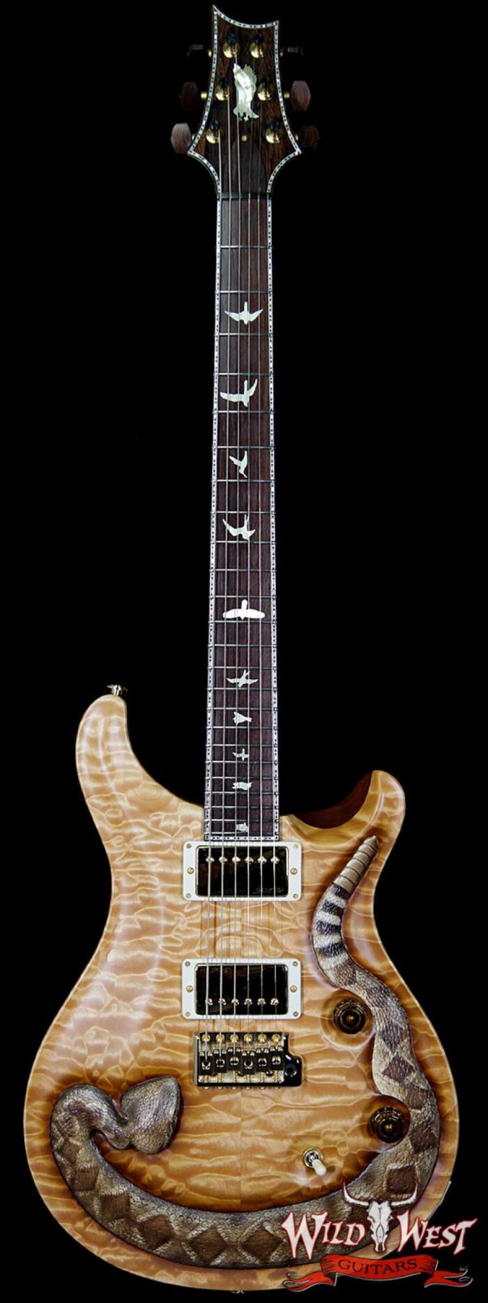PRS Private Stock PS6691 Wild West Snake Custom 24 LTD #1 of 6 Quilt Top Rosewood Board and Neck - Image 1