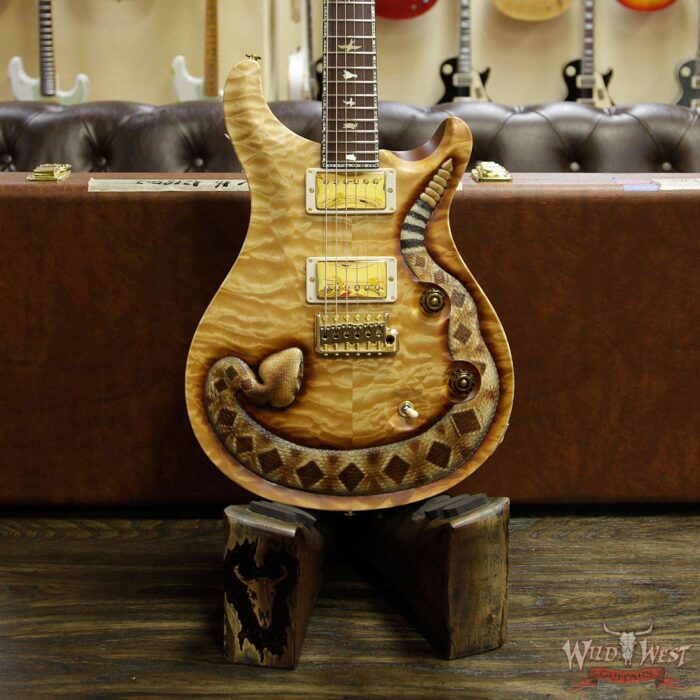 PRS Private Stock Wild West Exclusive Custom 24 Snake LTD # 6 of 6 Hand Carved Quilt Maple Top - Image 12