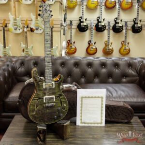 PRS Private Stock PS6701 Hollowbody II Piezo HBII Flame Maple Top Back Neck & Fretboard Joker Purple - Image 13