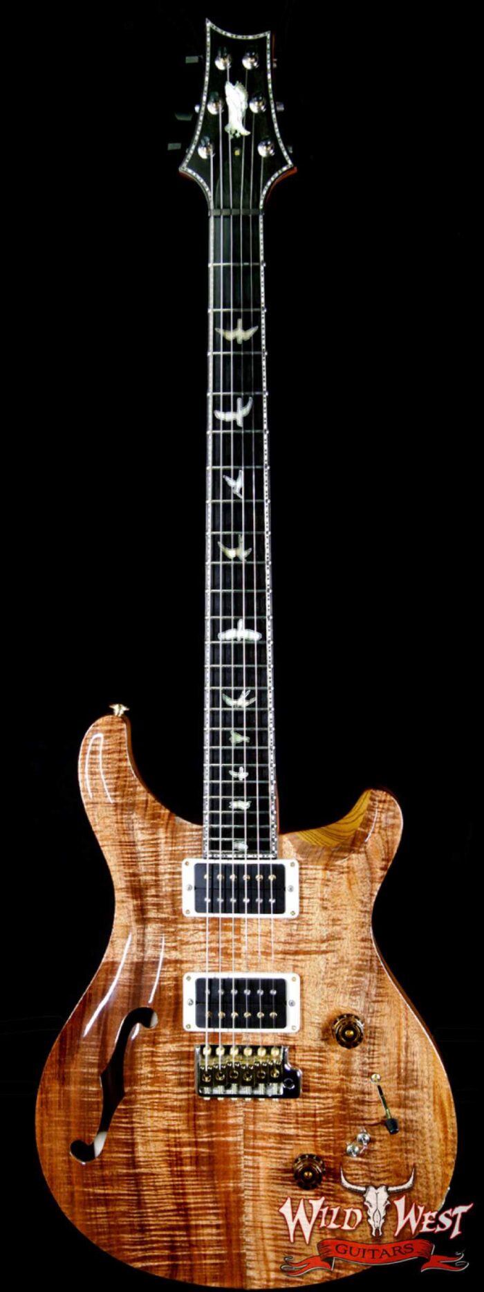 PRS Private Stock 7043 Custom 24-08 Semi-Hollow Tasmanian Blackwood Top Tulip Neck Ebony Fretboard Natural - Image 1