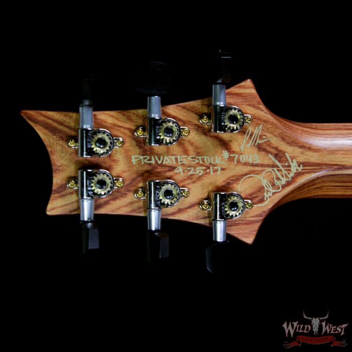 PRS Private Stock 7043 Custom 24-08 Semi-Hollow Tasmanian Blackwood Top Tulip Neck Ebony Fretboard Natural - Image 12