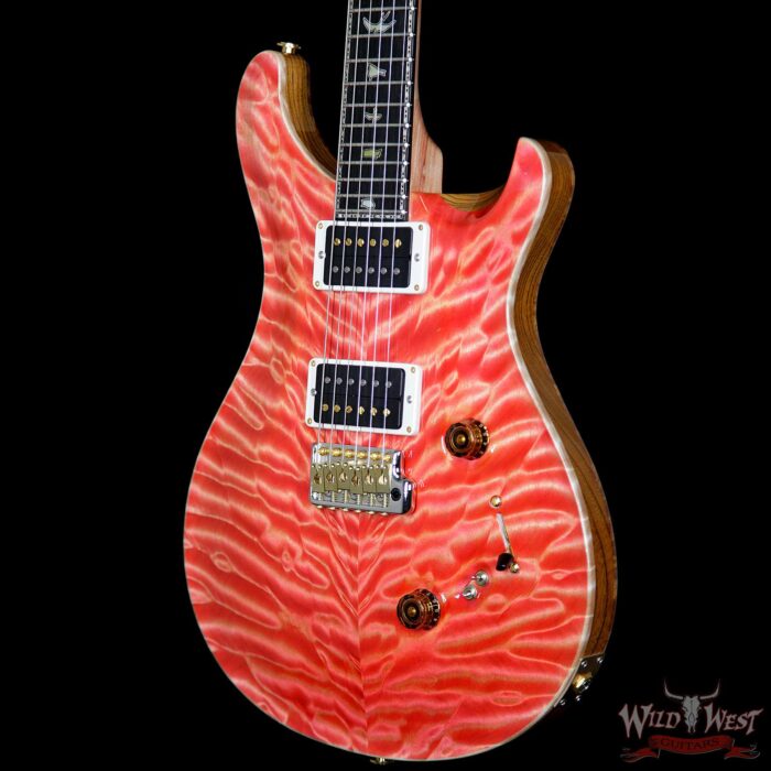 PRS Private Stock 7047 Custom 24/08 Quilt Top Swamp Ash Middle Sapele Back Tulip Neck Salmon Finish - Image 2