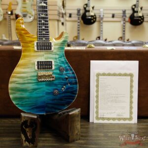 PRS Private Stock 7048 Custom 24/08 Quilt Top Swamp Ash Sapele Back Tulip Neck Beach Cross Fade - Image 14