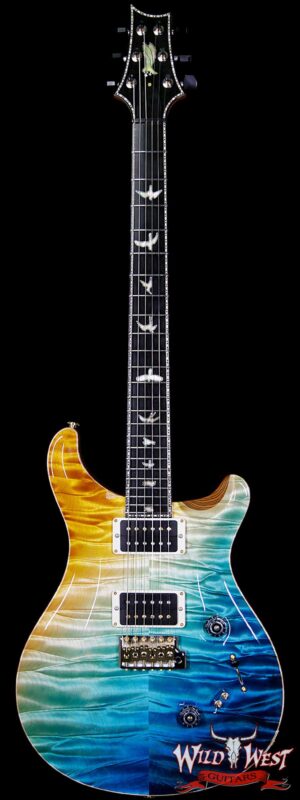 PRS Private Stock 7048 Custom 24/08 Quilt Top Swamp Ash Sapele Back Tulip Neck Beach Cross Fade