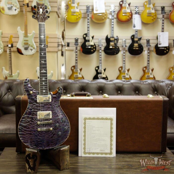 PRS Private Stock 7049 McCarty 594 Quilt Top Flame Mahogany Neck Rosewood Fretboard Northern Lights - Image 13