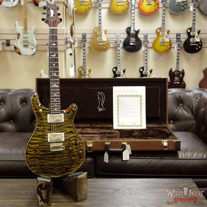 PRS Private Stock #7161 McCarty 594 Trem Quilt Top Flame Neck Cocobolo Fretboard Tiger Eye - Image 11