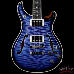 PRS Private Stock #7240 Limited Edition Hollowbody II McCarty 594 Flame Mahogany Neck Aqua Violet Smoked Burst - Image 3