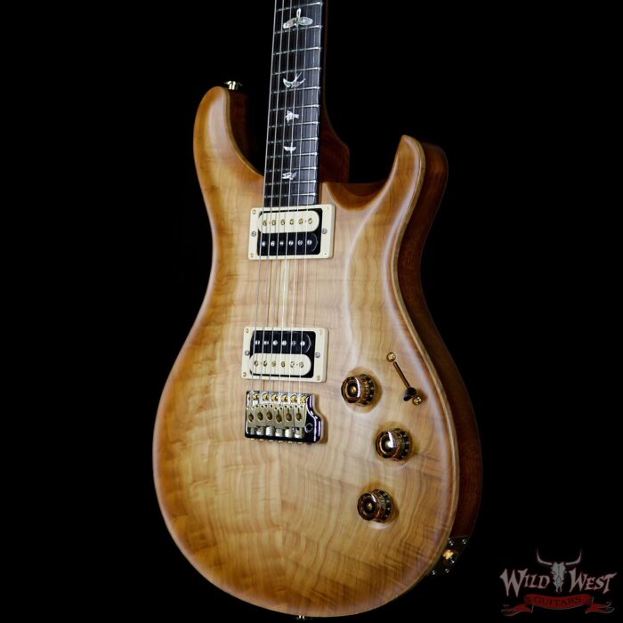 PRS Private Stock #7471 McCarty 594 Trem Semi-Hollow Cedar Top African Blackwood Fingerboard Natural with Light Smoked Burst - Image 2