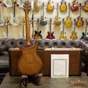 PRS Private Stock #7471 McCarty 594 Trem Semi-Hollow Cedar Top African Blackwood Fingerboard Natural with Light Smoked Burst - Image 14