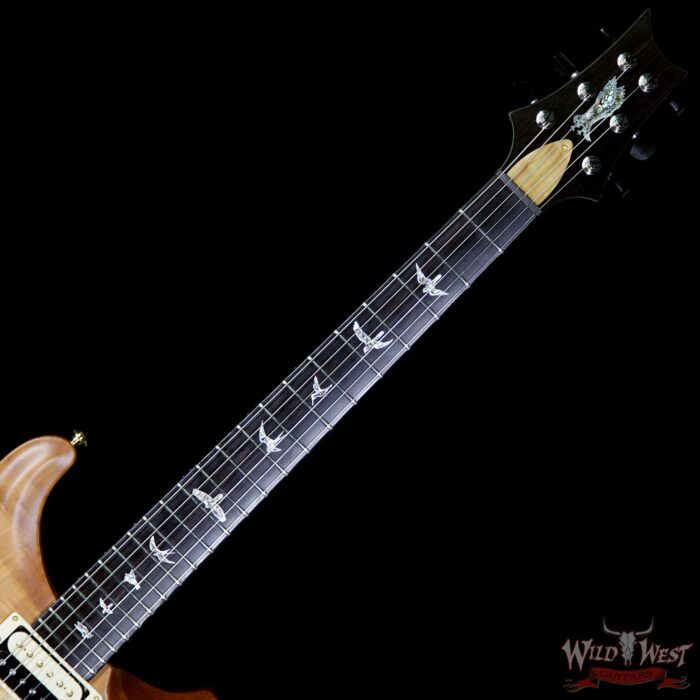 PRS Private Stock #7471 McCarty 594 Trem Semi-Hollow Cedar Top African Blackwood Fingerboard Natural with Light Smoked Burst - Image 9