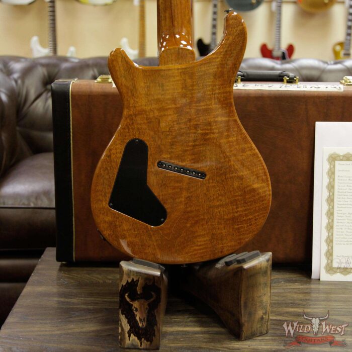 PRS Private Stock #7476 Custom 24 7-String Fanned Fret Redwood Burl Top Brazilian Rosewood Board Natural - Image 15