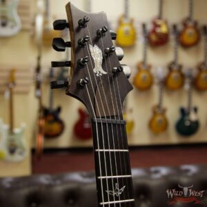 PRS Private Stock #7476 Custom 24 7-String Fanned Fret Redwood Burl Top Brazilian Rosewood Board Natural - Image 8