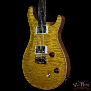 PRS Private Stock #7478 Violin II 1-Piece Quilt Maple Top Madrone Burl Back Ziricote Neck & Board Honey Gold - Image 2