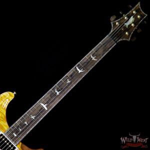 PRS Private Stock #7478 Violin II 1-Piece Quilt Maple Top Madrone Burl Back Ziricote Neck & Board Honey Gold - Image 9