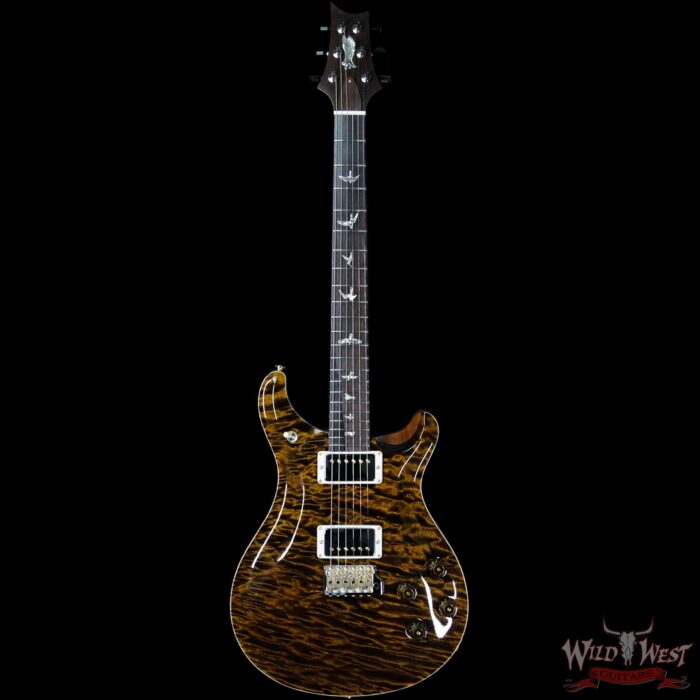 PRS Private Stock # 7480 McCarty 594 Trem 1-Piece Quilt Maple Top Brazilian Rosewood Board Tiger Eye - Image 4
