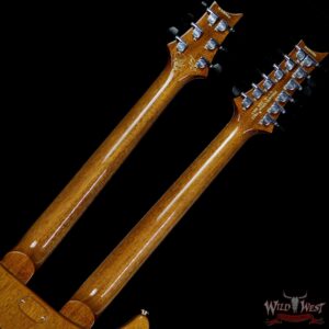 PRS Private Stock #7827 Doubleneck McCarty 594 Semi-Hollow Piezo Brazilian Rosewood Board Salmon - Image 10