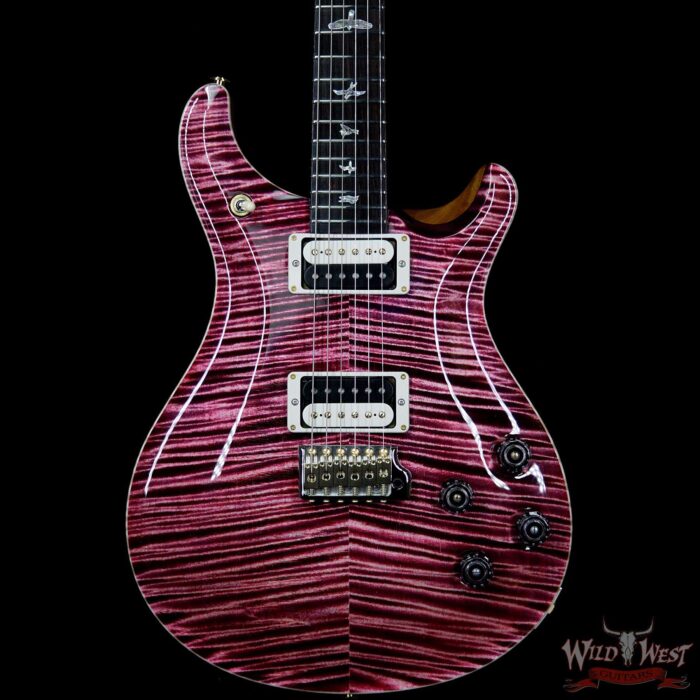 PRS Private Stock #8127 McCarty 594 Tremolo Flame Maple Neck African Blackwood Fingerboard Pomegranate - Image 3