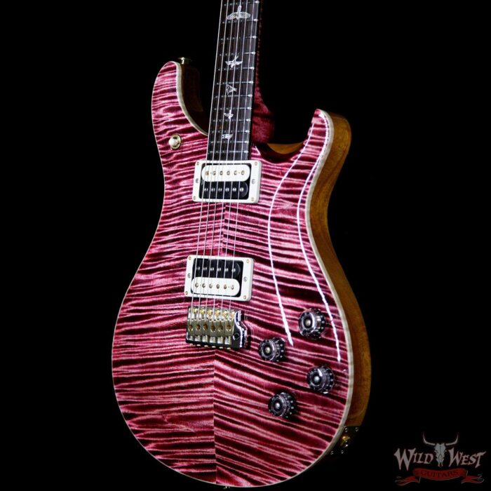 PRS Private Stock #8127 McCarty 594 Tremolo Flame Maple Neck African Blackwood Fingerboard Pomegranate - Image 2