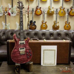 PRS Private Stock #8127 McCarty 594 Tremolo Flame Maple Neck African Blackwood Fingerboard Pomegranate - Image 11