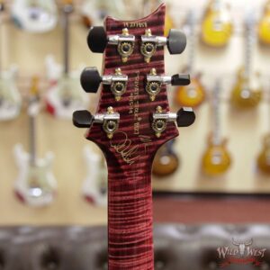 PRS Private Stock #8127 McCarty 594 Tremolo Flame Maple Neck African Blackwood Fingerboard Pomegranate - Image 9