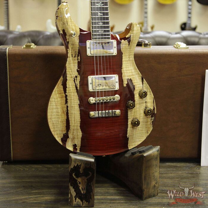PRS Private Stock 8128 McCarty 594 Flame / Spalted Maple Top Brazilian Rosewood Board Natural - Image 12