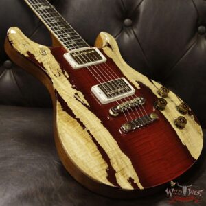 PRS Private Stock 8128 McCarty 594 Flame / Spalted Maple Top Brazilian Rosewood Board Natural - Image 13