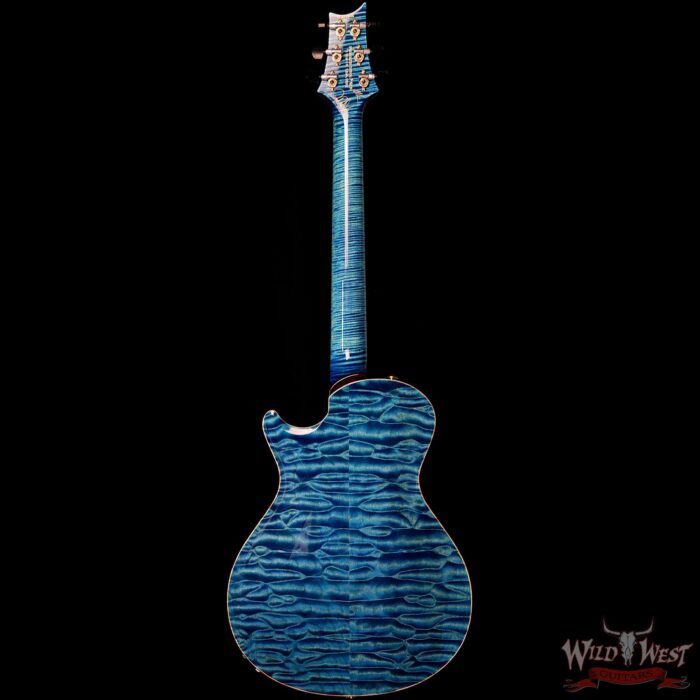 PRS Private Stock #8130 Hollowbody II Singlecut 594 Piezo Brazilian Rosewood Board Faded Turquoise - Image 5