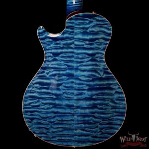 PRS Private Stock #8130 Hollowbody II Singlecut 594 Piezo Brazilian Rosewood Board Faded Turquoise - Image 6