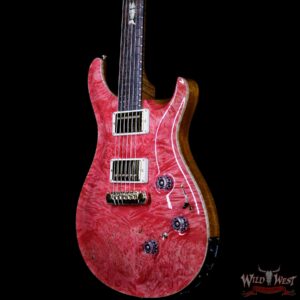 PRS Private Stock #8131 Custom 24 Piezo P24 Roasted Flame Maple Neck Brazilian Rosewood Board Bonnie Pink - Image 2