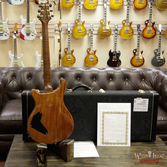 PRS Private Stock #8131 Custom 24 Piezo P24 Roasted Flame Maple Neck Brazilian Rosewood Board Bonnie Pink - Image 14