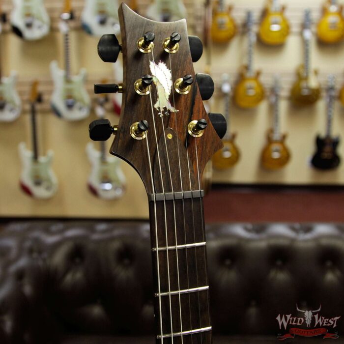 PRS Private Stock #8131 Custom 24 Piezo P24 Roasted Flame Maple Neck Brazilian Rosewood Board Bonnie Pink - Image 7