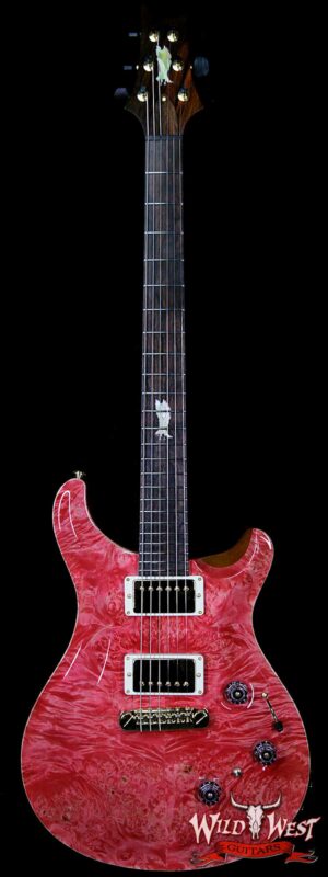 PRS Private Stock #8131 Custom 24 Piezo P24 Roasted Flame Maple Neck Brazilian Rosewood Board Bonnie Pink