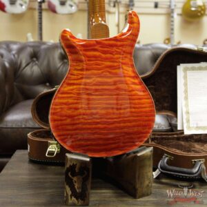 PRS Private Stock #8134 Hollowbody II Piezo Quilted Maple Top & Back Brazilian Rosewood Board Santana Orange - Image 15
