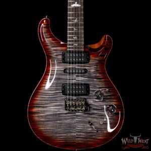 PRS Private Stock Modern Eagle V Limited Brazilian Rosewood Fingerboard Charcoal Cherry Burst - Image 3