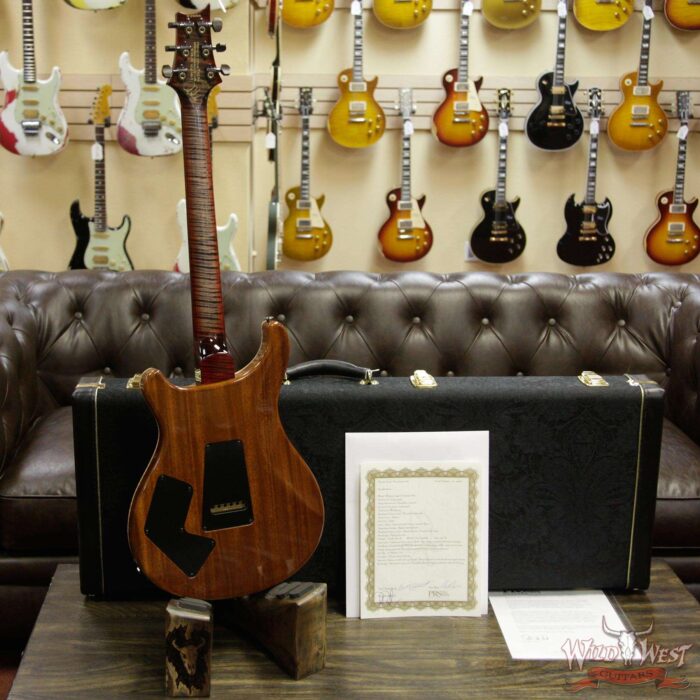PRS Private Stock Modern Eagle V Limited Brazilian Rosewood Fingerboard Charcoal Cherry Burst - Image 14