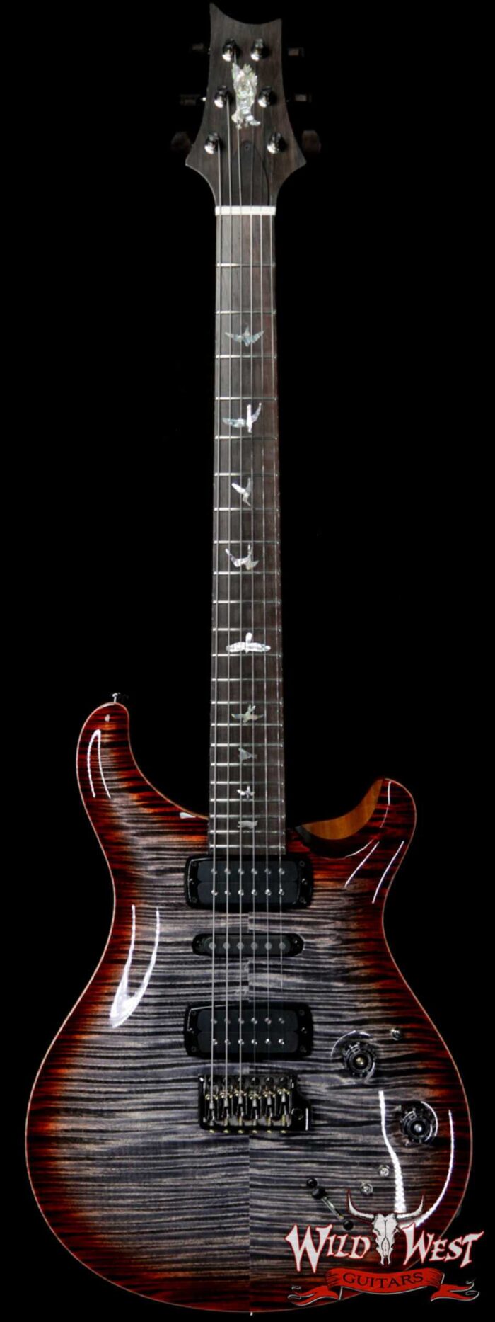 PRS Private Stock Modern Eagle V Limited Brazilian Rosewood Fingerboard Charcoal Cherry Burst - Image 1
