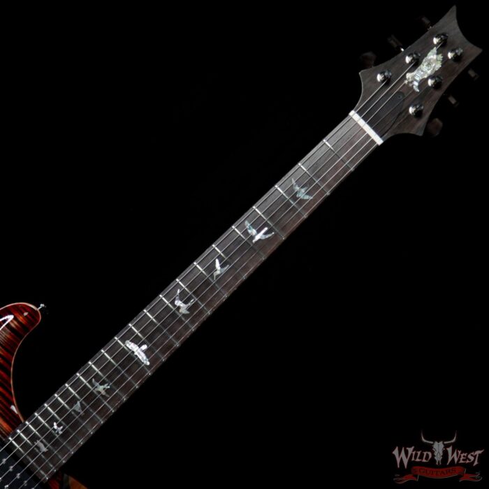 PRS Private Stock Modern Eagle V Limited Brazilian Rosewood Fingerboard Charcoal Cherry Burst - Image 8