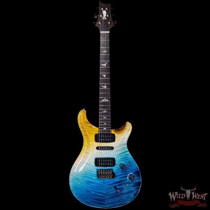 PRS Private Stock Modern Eagle V Limited Brazilian Rosewood Fingerboard Beach Cross Fade - Image 4