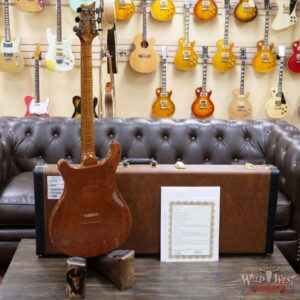 Paul Reed Smith Private Stock # 8481 Custom 24 Spalted Maple Top Roasted Flame Mahogany Neck African Blackwood Fingerboard Natural - Image 10