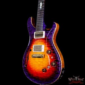 Paul Reed Smith PRS Private Stock # 8722 Quilt Top Custom 24 Piezo Semi-Hollow Stoptail Brazilian Rosewood Board Indian Ocean Sunset - Image 2