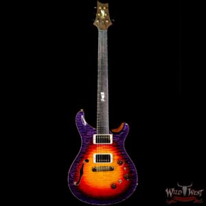 Paul Reed Smith PRS Private Stock # 8722 Quilt Top Custom 24 Piezo Semi-Hollow Stoptail Brazilian Rosewood Board Indian Ocean Sunset - Image 3