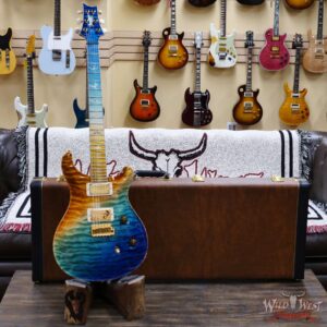 Paul Reed Smith PRS Private Stock # 9123 Quilt Top Custom 24 Brazilian Rosewood Neck Beach Cross Fade - Image 6