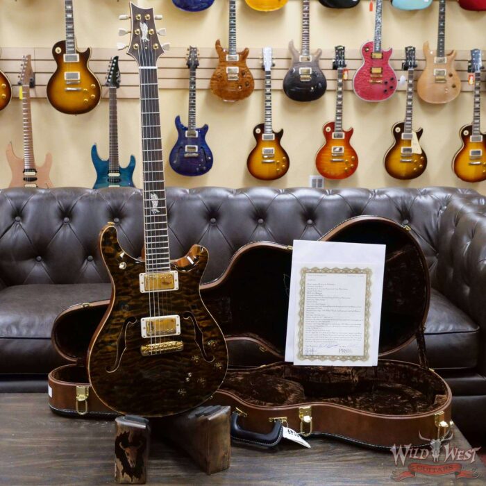 Paul Reed Smith PRS Private Stock # 9125 McCarty 594 Hollowbody I Piezo Brazilian Rosewood Board Tiger Eye - Image 6