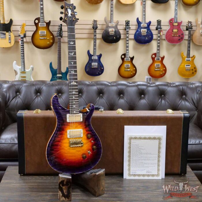 Paul Reed Smith PRS Private Stock # 9132 Quilt Top Custom 24 Piezo Brazilian Rosewood Board Indian Ocean Sunset - Image 6