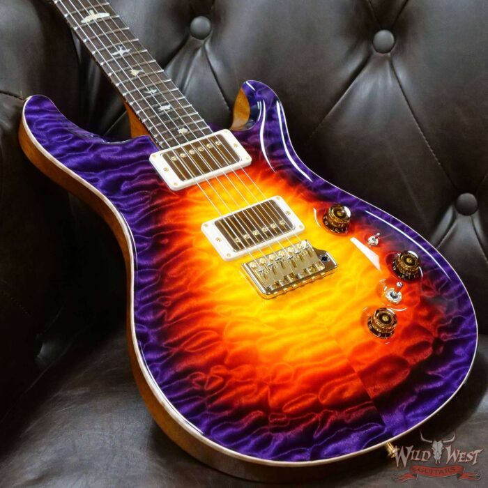 Paul Reed Smith PRS Private Stock # 9132 Quilt Top Custom 24 Piezo Brazilian Rosewood Board Indian Ocean Sunset - Image 8