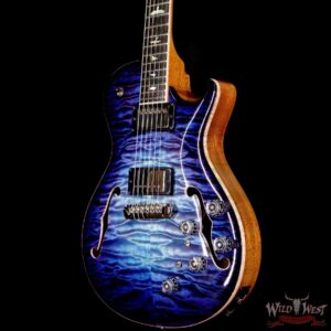 Paul Reed Smith PRS Private Stock # 9133 McCarty 594 Hollowbody I Piezo Brazilian Rosewood Board Aqua Violet Glow Smokeburst - Image 2