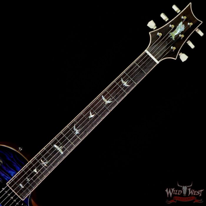 Paul Reed Smith PRS Private Stock # 9133 McCarty 594 Hollowbody I Piezo Brazilian Rosewood Board Aqua Violet Glow Smokeburst - Image 4