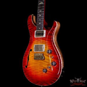Paul Reed Smith PRS Private Stock # 9135 Custom 24 Piezo Semi-Hollow Flame Neck with Brazilian Rosewood Board Dragon’s Breath Glow - Image 2
