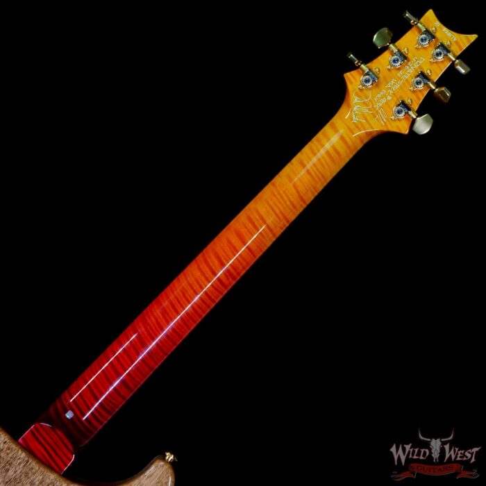 Paul Reed Smith PRS Private Stock # 9135 Custom 24 Piezo Semi-Hollow Flame Neck with Brazilian Rosewood Board Dragon’s Breath Glow - Image 5