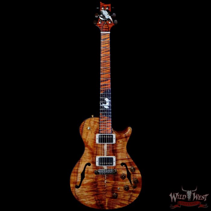 PRS Private Stock #9650 Koa Singlecut McCarty 594 Hollowbody II Piezo Winter Egrets Inlays Brazilian Rosewood Neck Natural - Image 3